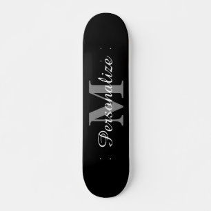 Van het de naammonogram van de douane elegant het persoonlijk skateboard