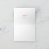 Van het de rolblad van de regenboog het het bedankkaart (Binnen)