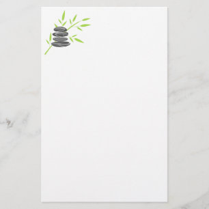 Van het de steenlogo van de douane zen de briefpapier
