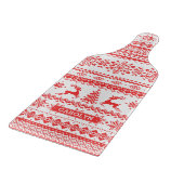 Van het de sweater rood eerlijk eiland van snijplank (Hoek)