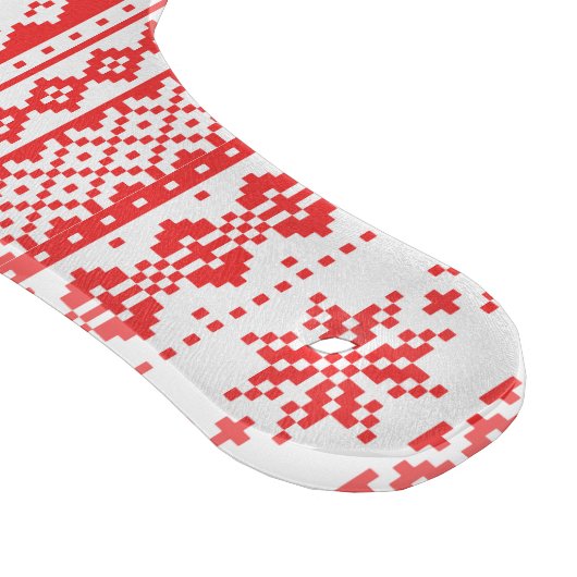 Van het de sweater rood eerlijk eiland van snijplank (Hoek)