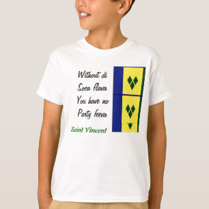 Van het de zomerfestival van heilige de vincent t-shirt