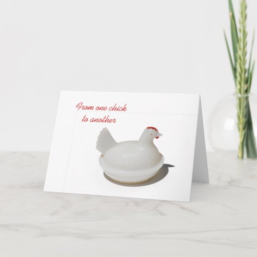 Van het ene kuiken naar het andere kaart (Voorkant)