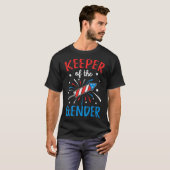 van het geslacht onthullen grappig 4 juli BA T-shirt (Voorkant volledig)