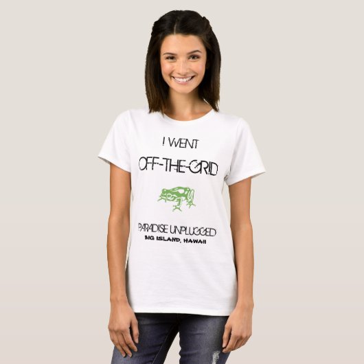 VAN HET GRID - PARADISE UNPLUGGED - BIG ISLAND, HI T-SHIRT (Voorkant volledig)