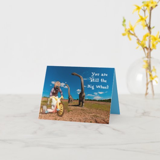 Van het "grote Wiel" de Verjaardag Kaart (Gele Bloem)