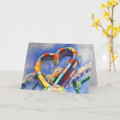 Van het "hart van Watts" het Wenskaart Kaart (Gele Bloem)