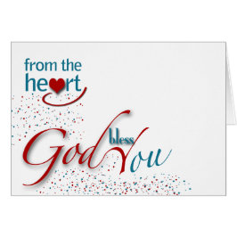 Van het hart zegen God je!