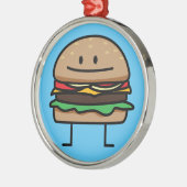 Van het het gehaktRundvlees van de Hamburger van Metalen Ornament (Links)