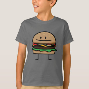 Van het het gehaktRundvlees van de Hamburger van T-shirt