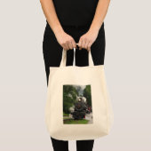 van het het spoorstation van de treinstoom het tote bag (Voorkant (product))