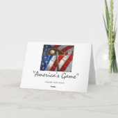 Van het honkbal de Gelukkige Vaderdag Kaart van (Achterkant)