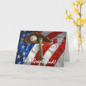 Van het honkbal de Gelukkige Vaderdag Kaart van (Gele Bloem)