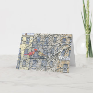 Van het "hoofdPaar" de Kerstkaart Feestdagen Kaart