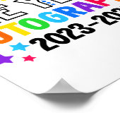 Van het jaar handtekeningen 2023-2024 Laatste dag  Poster (Hoek)