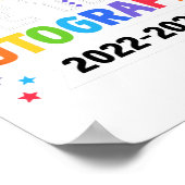 van het jaar handtekeningen 2023 leraar laatste da poster (Hoek)
