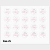 Van het kantoor van de Tandfee Ronde Sticker (Vel)