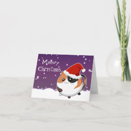 Van het Kerstmiscalico van Kawaii het katkat Feestdagen Kaart
