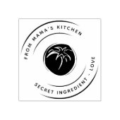 Van het Keukenmama Geheime Liefdesingrediënt Rubberstempel (Afrduk)