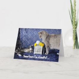 Van het Kind of de kat die een handvol is - Moeder Kaart