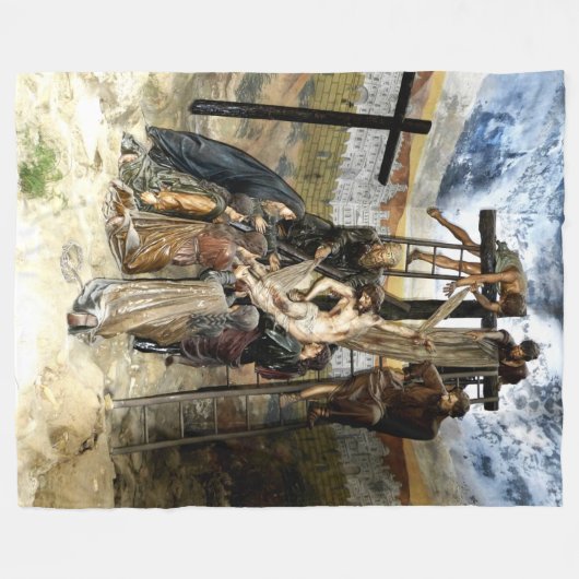 VAN HET KRUIS AF FLEECE DEKEN (Voorkant (Horizontaal))