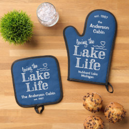 Van het Leermeer houden Ovenwant & Pannenlap Set