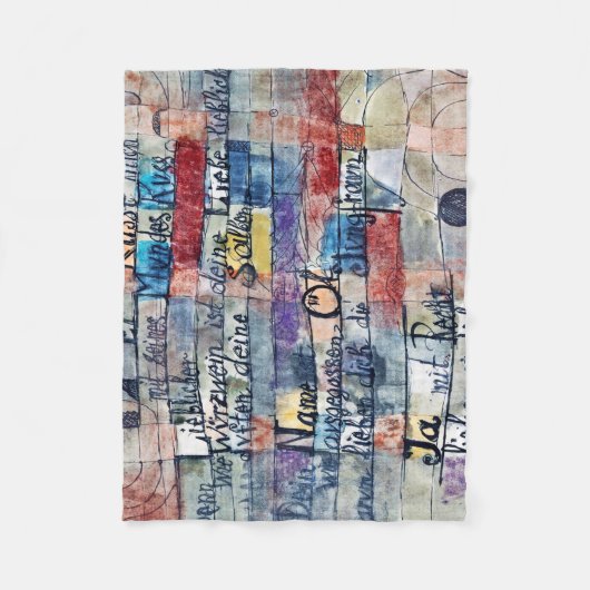 Van het liedje van de liedjes, Klee Fleece Deken (Voorkant)