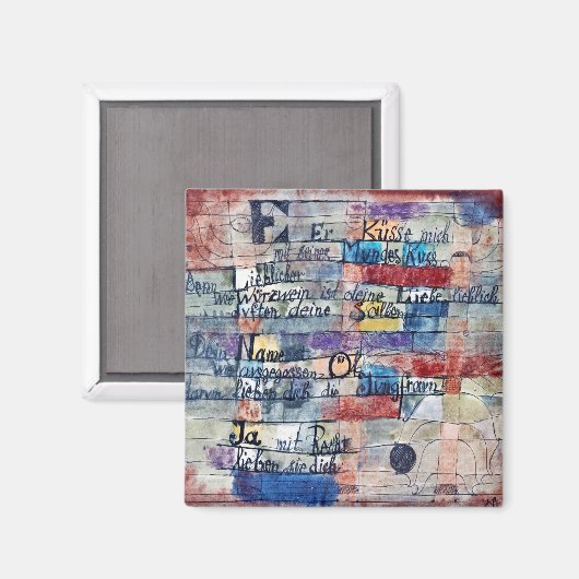 Van het liedje van de liedjes, Klee Magneet (Voorkant / Achterkant)