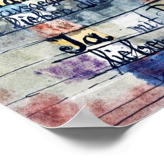 Van het liedje van de liedjes, Klee Poster (Hoek)