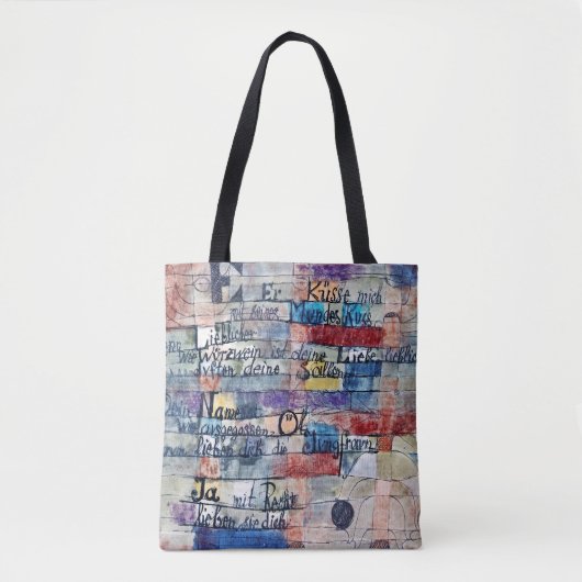 Van het liedje van de liedjes, Klee Tote Bag (Voorkant)