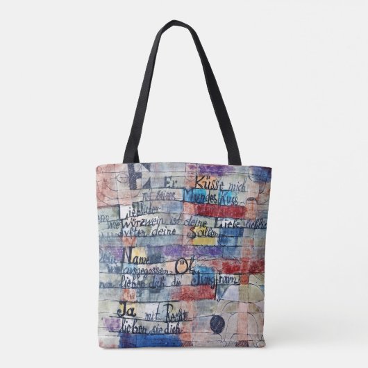 Van het liedje van de liedjes, Klee Tote Bag (Achterkant)