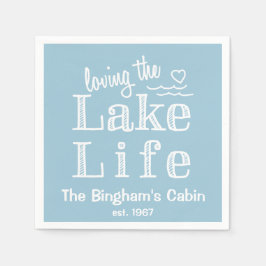 Van het Life-meer Gepersonaliseerd Servetten