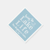 Van het Life-meer Gepersonaliseerd Servetten (Hoek)