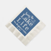 Van het Life-meer Gepersonaliseerd Servetten (Hoek)