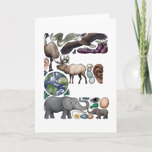 Van het monogram "E" de notakaart Notitiekaartje