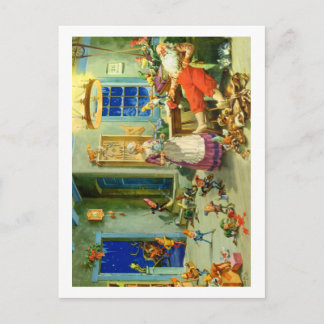 Van het Naar huis terug:keren van de Kerstman voor Feestdagenkaart