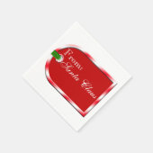 Van het ontwerp van het Label van het Cadeuscadeau Servetten (Hoek)
