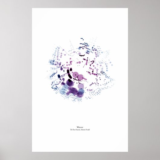 Van het personeel: De vier seizoenen - winter (kle Poster (Voorkant)