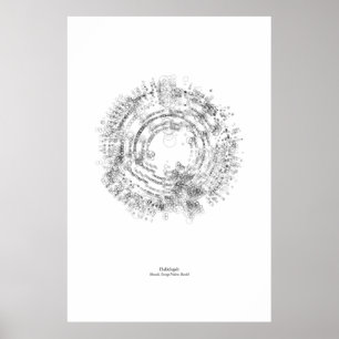 Van het personeel: Hallelujah (zwart) Poster