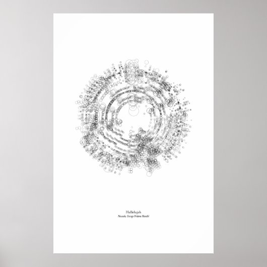 Van het personeel: Hallelujah (zwart) Poster (Voorkant)