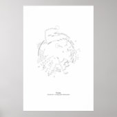 Van het personeel: Prélude, Cello Suite #1 in G Ma Poster (Voorkant)