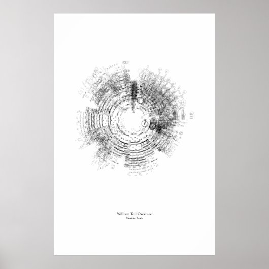 Van het personeel: William Tell Overture (zwart) Poster (Voorkant)