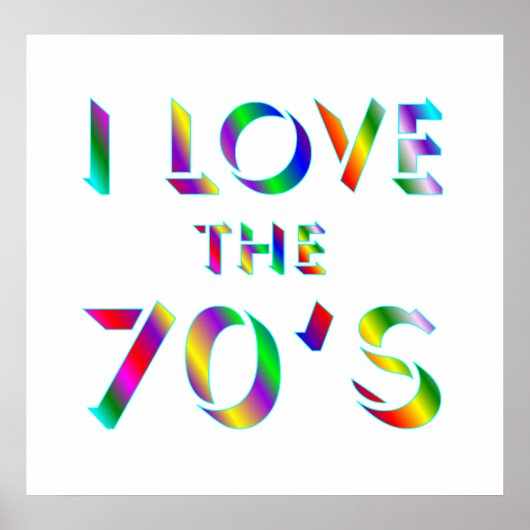 Van het Poster van 70 houden (Voorkant)