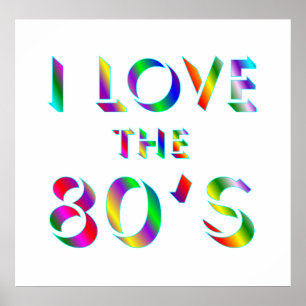 Van het Poster van 80 houden