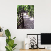 Van het Poster van het Landschap Landschap van het (Thuiskantoor)