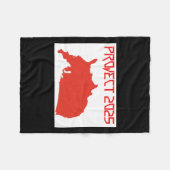 van het project 2025 fleece deken (Voorkant (Horizontaal))