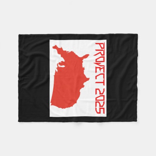 van het project 2025 fleece deken (Voorkant (Horizontaal))