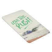 Van het Rush Dry Brush Typografie-fotosjabloon hou Magneet (Rechterzijde)