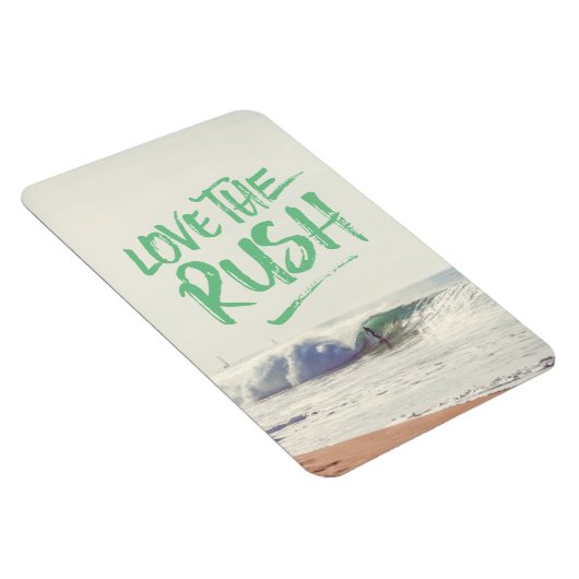 Van het Rush Dry Brush Typografie-fotosjabloon hou Magneet (Rechterzijde)