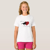 Van het T-shirt van de achterste baan Juniors Ring (Voorkant volledig)
